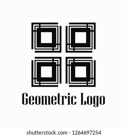 Art deco monochrome luxury antique hipster minimal geometric vintage linear vector logo, badge design for club, bar, cafe, restaurant, hotel, boutique