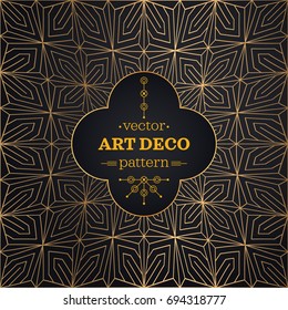 art deco monochrome seamless arabic background