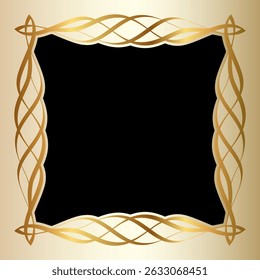 Art Deco or Art Nouveau Style Frame Design	
