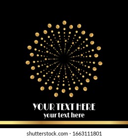 Art Deco page template, retro style for web and print, geometric retro pattern design with golden lines. Modern design for menu or flyer, luxury gentle twenties style