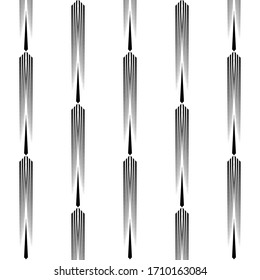 Art Deco pattern. Black and white background