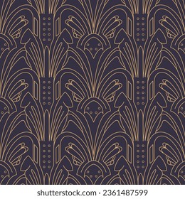 Art deco pattern design. abstract geometric golden background. Art deco wedding, geometric pattern, geometric ornament, linear style. luxury decoration. seamless patterns. vector illustration.