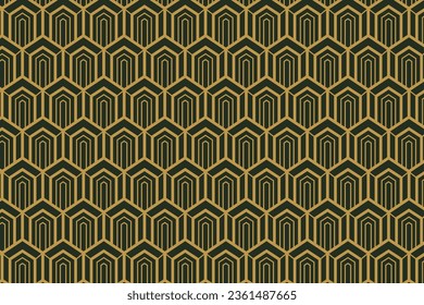 Art deco pattern design. abstract geometric golden background. Art deco wedding, geometric pattern, geometric ornament, linear style. luxury decoration. seamless patterns. vector illustration.