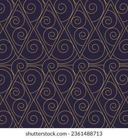 Art deco pattern design. abstract geometric golden background. Art deco wedding, geometric pattern, geometric ornament, linear style. luxury decoration. seamless patterns. vector illustration.