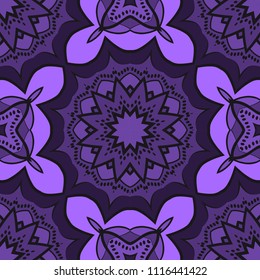 Art deco pattern of floral elements. seamless pattern. Vector illustration. design for printing, presentation, textile industry