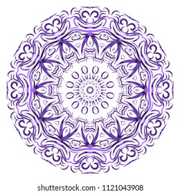 Art deco pattern of floral elements. seamless pattern. Vector illustration. Mandala design for printing, presentation, textile industry.