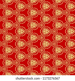 Art deco pattern of geometric elements. seamless pattern. Vector illustration. design for printing, presentation, textile industry.