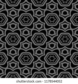 Art deco pattern of geometric elements. seamless pattern. Vector illustration. design for printing, presentation, textile industry.