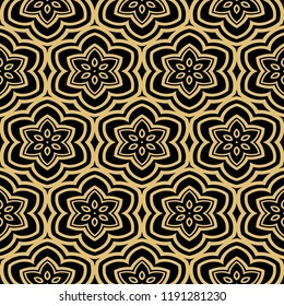 Art deco pattern of geometric elements. seamless pattern. Vector illustration. design for printing, presentation, textile industry.