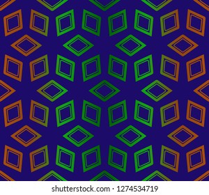 Art Deco Pattern Of Geometric Elements. Seamless Pattern. Vector Illustration. Design For Printing, Textile Industry.