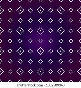 Art Deco Pattern Of Geometric Elements. Seamless Pattern. Vector Illustration. Design For Printing, Presentation, Textile Industry. Purple white color.