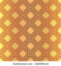 Art Deco Pattern Of Geometric Elements. Seamless Pattern. Vector Illustration. Design For Printing, Presentation, Textile Industry.