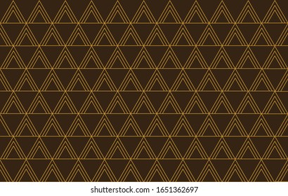 Diseño Art Déco. Fondo dorado Seamles. Ilustración vintage de lujo