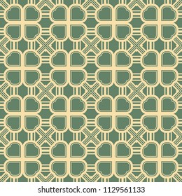 Art Deco Pattern. Seamless background. Geometric design. 1920-30s motifs. Luxury vintage illustration