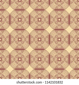 Art Deco Pattern. Seamless background. Geometric design. 1920-30s motifs. Luxury vintage illustration