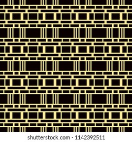 Art Deco Pattern. Seamless background. Geometric design. 1920-30s motifs. Luxury vintage illustration