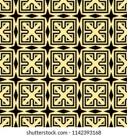 Art Deco Pattern. Seamless background. Geometric design. 1920-30s motifs. Luxury vintage illustration