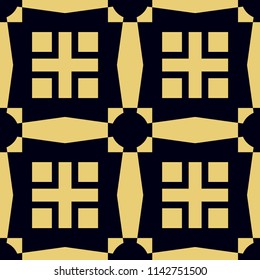 Art Deco Pattern. Seamless background. Geometric design. 1920-30s motifs. Luxury vintage illustration