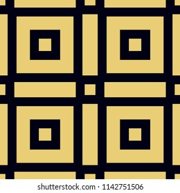 Art Deco Pattern. Seamless background. Geometric design. 1920-30s motifs. Luxury vintage illustration