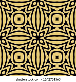 Art Deco Pattern. Seamless background. Geometric design. 1920-30s motifs. Luxury vintage illustration