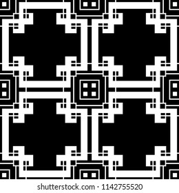 Art Deco Pattern. Seamless background. Geometric design. 1920-30s motifs. Luxury vintage illustration