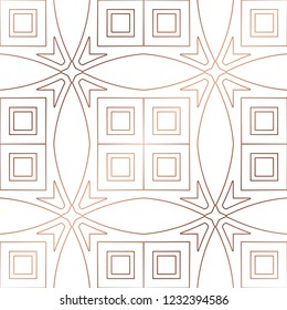 Art Deco Pattern. Seamless golden background. Minimalistic geometric design. Vector line design. 1920-30s motifs. Luxury vintage illustration