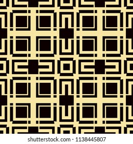 Art Deco Pattern. Seamless vintage background. Minimalistic geometric design. Vector line design. 1920-30s motifs. Luxury vintage illustration