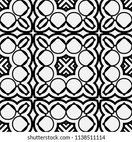 Art Deco Pattern. Seamless vintage background. Minimalistic geometric design. Vector line design. 1920-30s motifs. Luxury vintage illustration