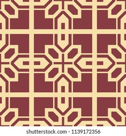 Art Deco Pattern. Seamless vintage background. Minimalistic geometric design. Vector line design. 1920-30s motifs. Luxury vintage illustration
