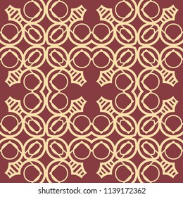 Art Deco Pattern. Seamless vintage background. Minimalistic geometric design. Vector line design. 1920-30s motifs. Luxury vintage illustration