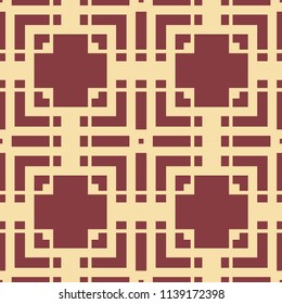 Art Deco Pattern. Seamless vintage background. Minimalistic geometric design. Vector line design. 1920-30s motifs. Luxury vintage illustration