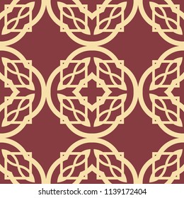 Art Deco Pattern. Seamless vintage background. Minimalistic geometric design. Vector line design. 1920-30s motifs. Luxury vintage illustration