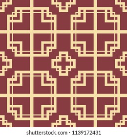 Art Deco Pattern. Seamless vintage background. Minimalistic geometric design. Vector line design. 1920-30s motifs. Luxury vintage illustration