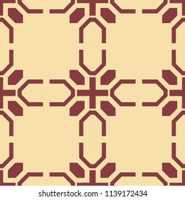 Art Deco Pattern. Seamless vintage background. Minimalistic geometric design. Vector line design. 1920-30s motifs. Luxury vintage illustration