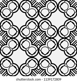 Art Deco Pattern. Seamless vintage background. Minimalistic geometric design. Vector line design. 1920-30s motifs. Luxury vintage illustration