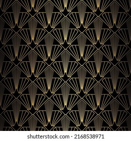 Art Deco Pattern Vector Background 1920s Stock Vector (royalty Free 