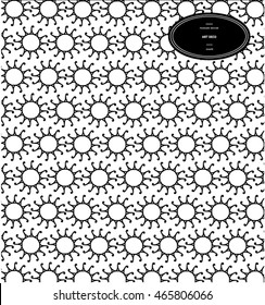 Art deco patterns for background and stickers with logos. Vector packaging design elements and templates.