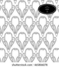 Art deco patterns for background and stickers with logos. Vector packaging design elements and templates.