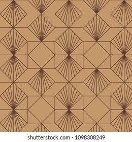 Art deco, retro, vintage, vector background.