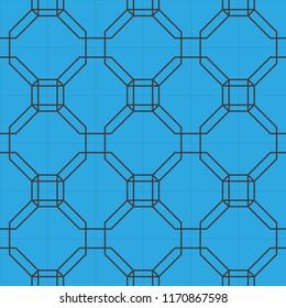 Art deco seamless background.