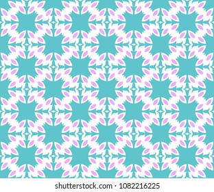 Art deco seamless floral pattern background, antique stylish ornament, vector repeating texture