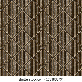 Art Deco Seamless Geometric Pattern. Elegant Wallpaper Design with Gold Texture. Abstract Vintage Background. Vector illustration