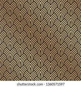 Textura de fondo de patrón geométrico art decó sin fisuras