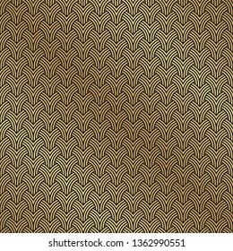 Art Deco seamless geometric pattern background texture