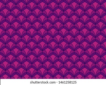 Art deco seamless pattern. Abstract vector background. Geometric elegant texture.