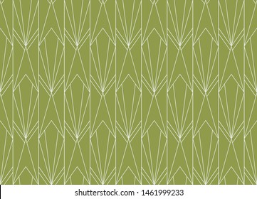 Art deco seamless pattern. Abstract vector background. Geometric elegant texture.