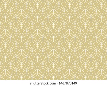 Art deco seamless pattern. Abstract vector background. Geometric elegant texture.