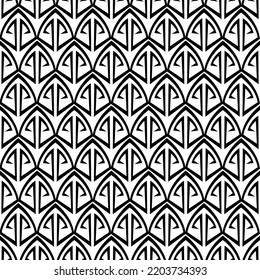 Art Deco seamless pattern. Abstract texture in vintage retro style.