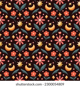 Art deco seamless pattern. Abstract vector background. Geometric elegant texture.