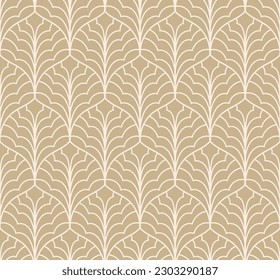 Art deco seamless pattern. Abstract vector background. Geometric elegant texture.